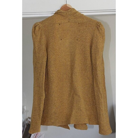Anthropologie - Meguro River Puff Sleeve Cardigan in Mustard Yellow - S - Japan - Picture 4 of 9